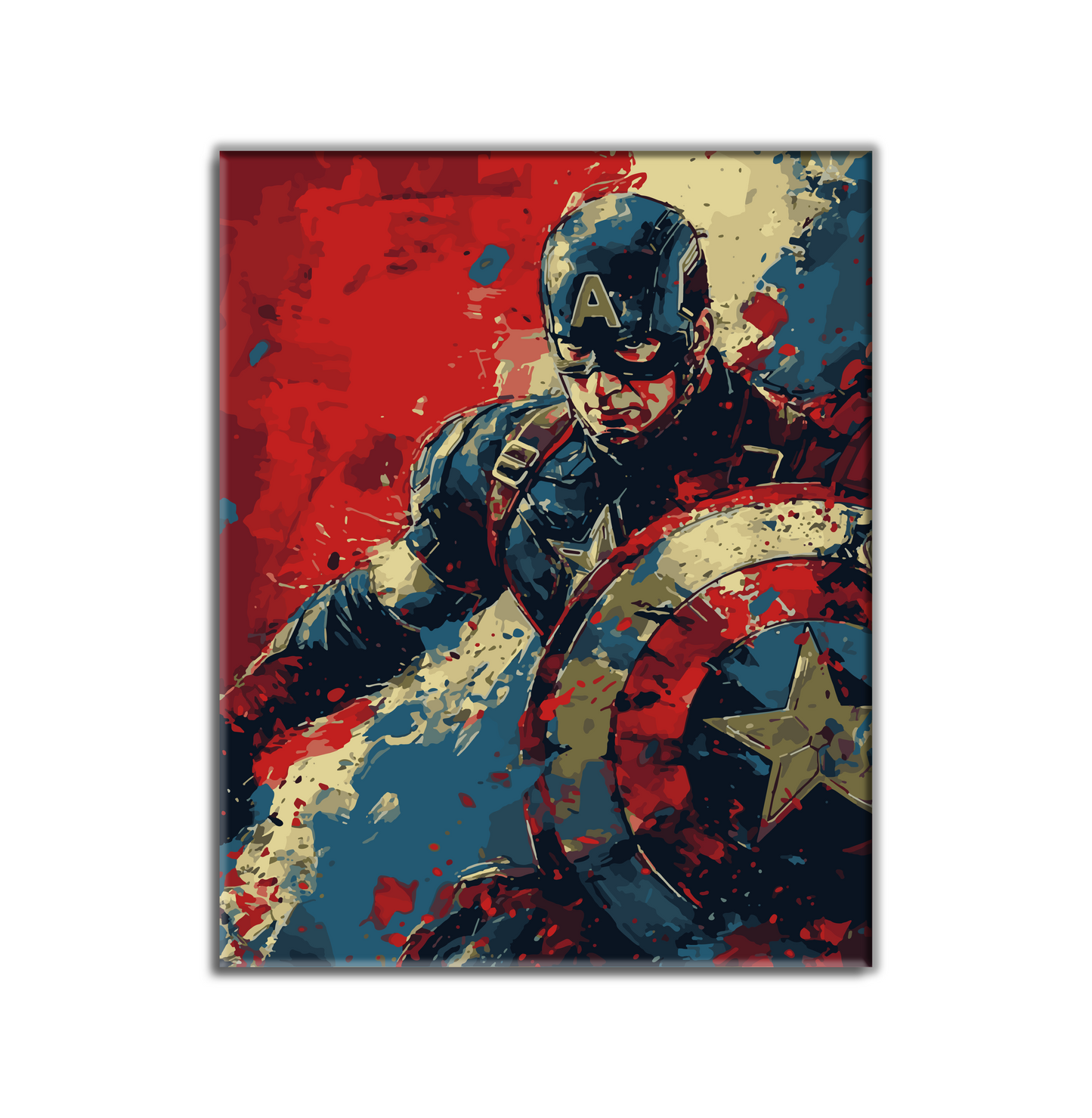 Marican Captain . Paint by numbers kit. Premium quality KitArt