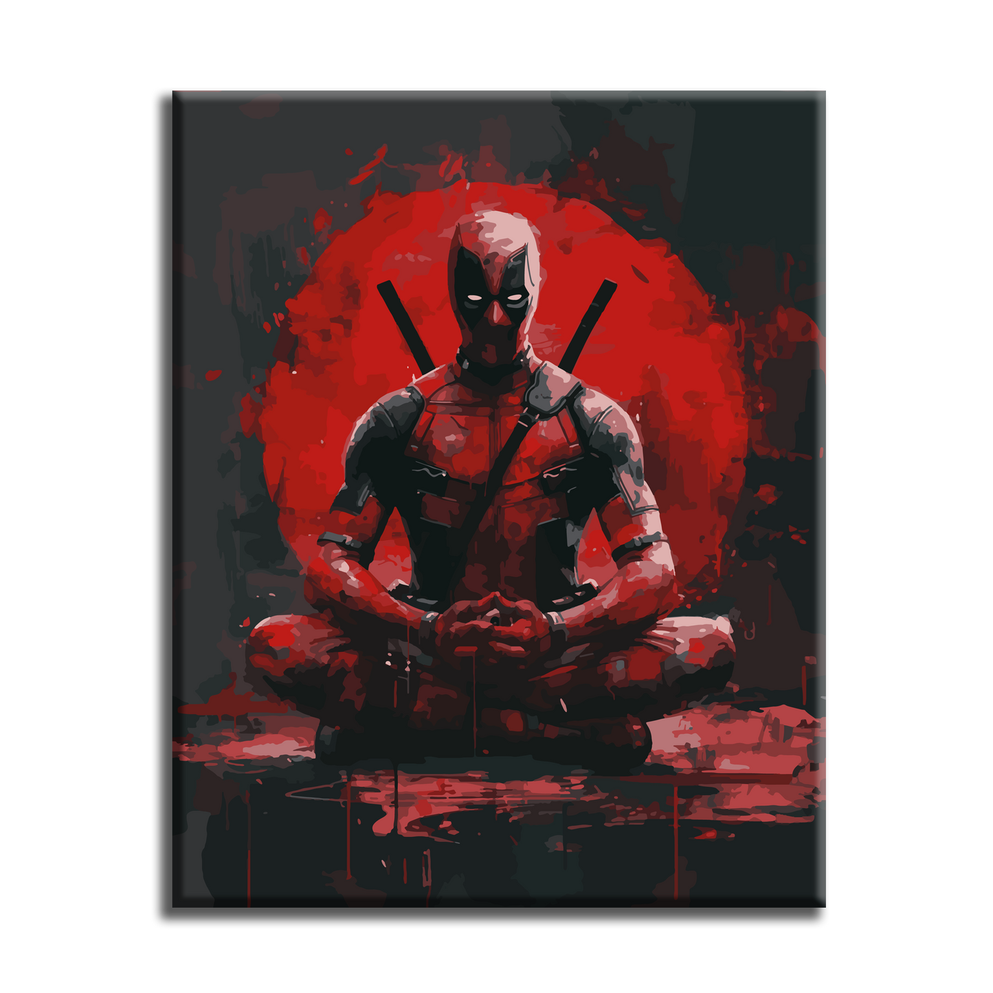 Deadpool 2. Paint by numbers kit. Premium quality KitArt