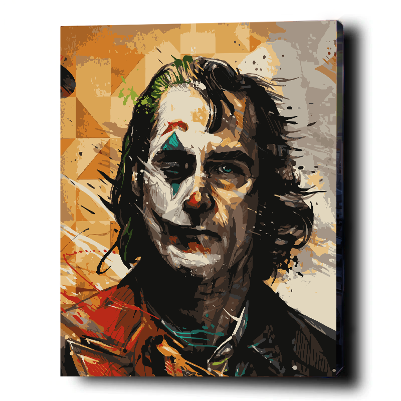 Joker Movie. Paint by numbers kit. Premium quality KitArt