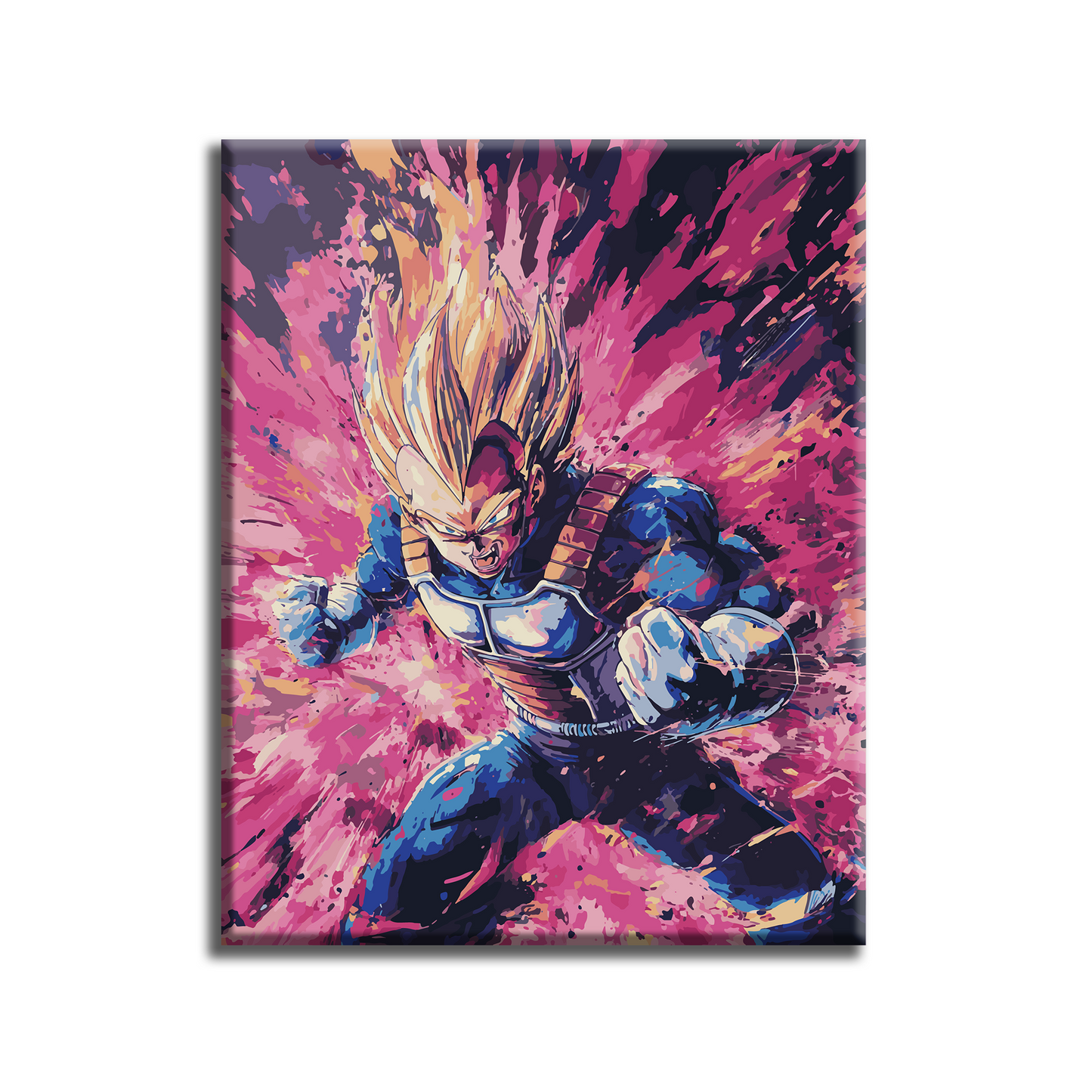 Vegeta. Paint by numbers kit. Premium quality KitArt
