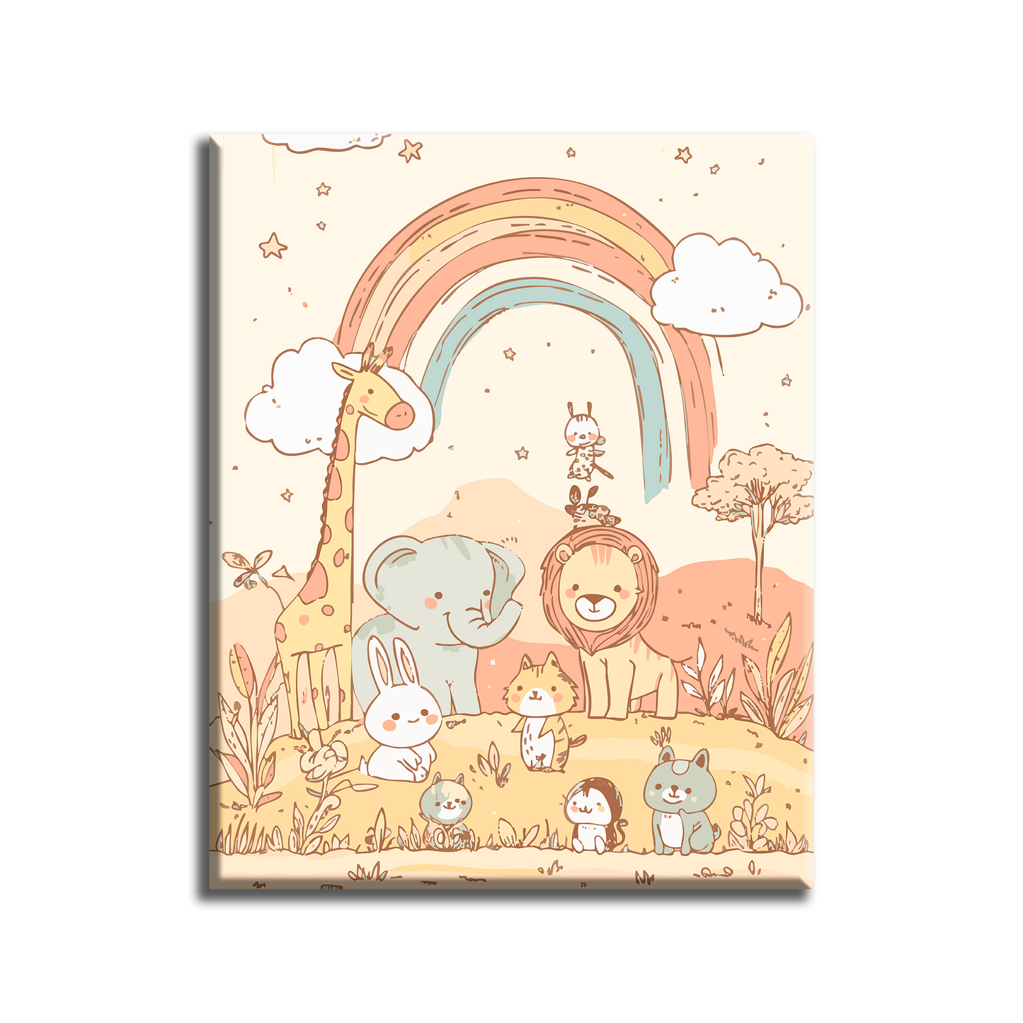 Enchanted Rainbow Forest