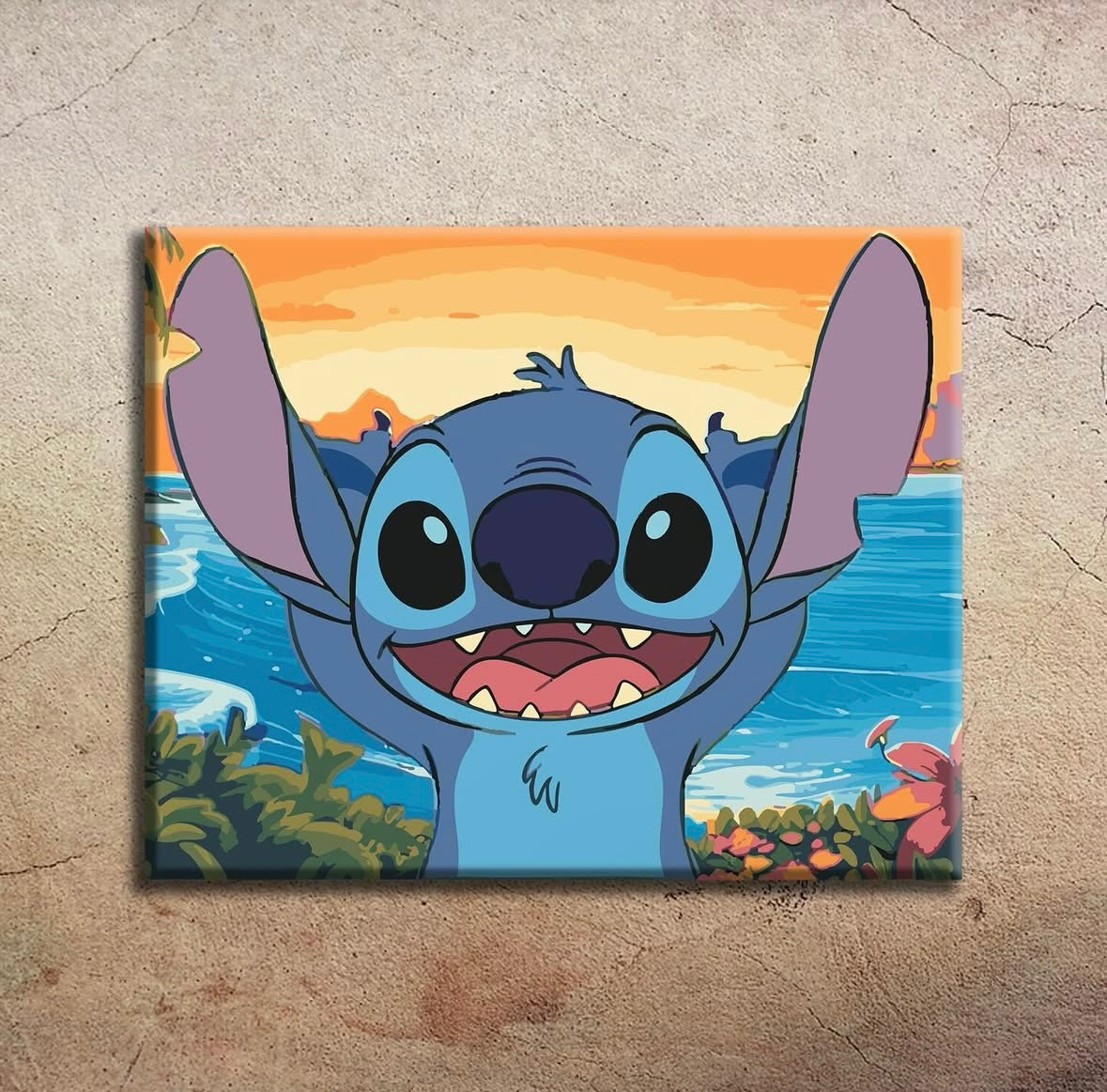 Stitch. Paint by numbers kit. Premium quality KitArt