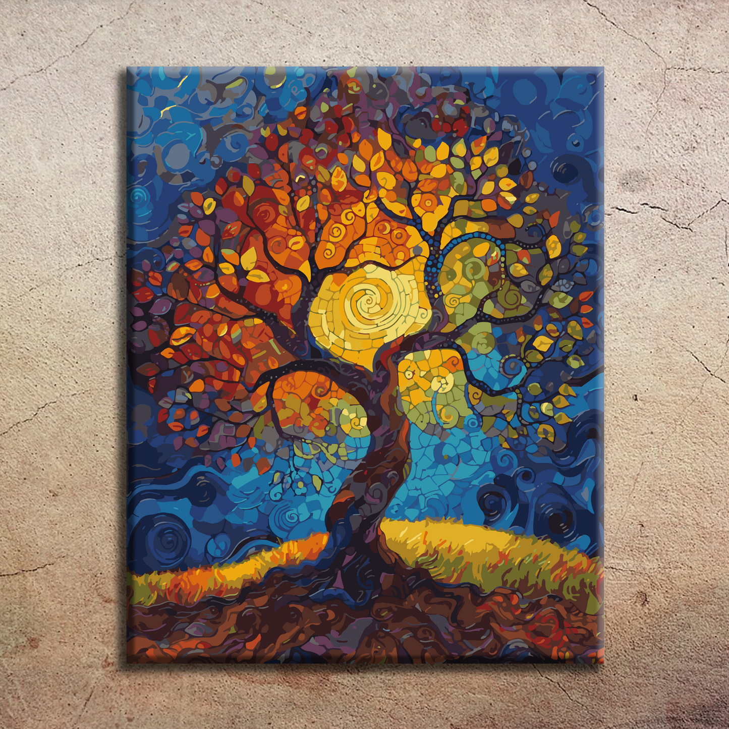 Tree pf life. Paint by numbers kit. Premium quality KitArt