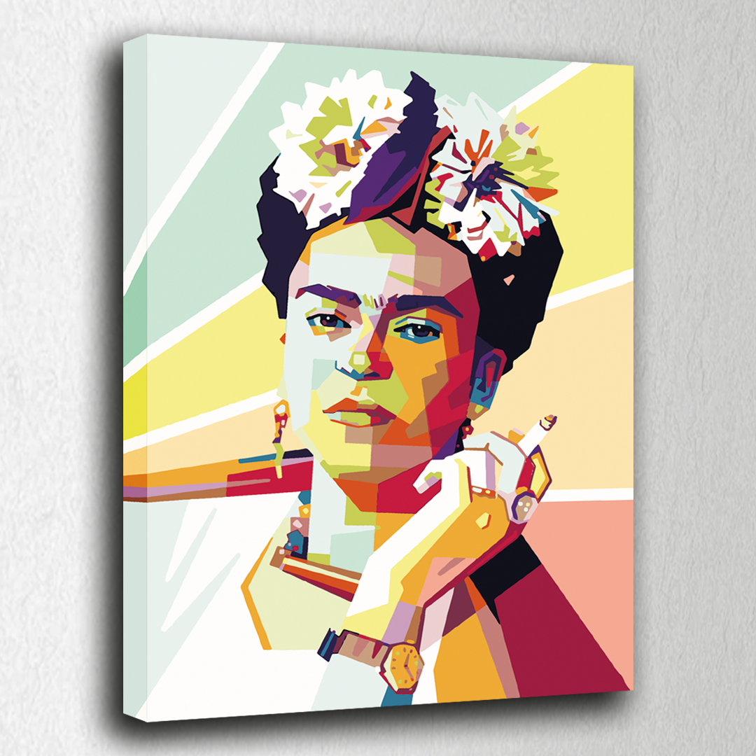 Pop Frida. Paint by numbers kit. Premium quality KitArt