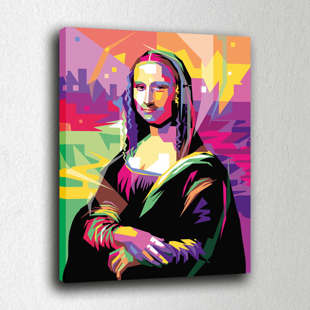 Pop Gioconda. Paint by numbers kit. Premium quality KitArt
