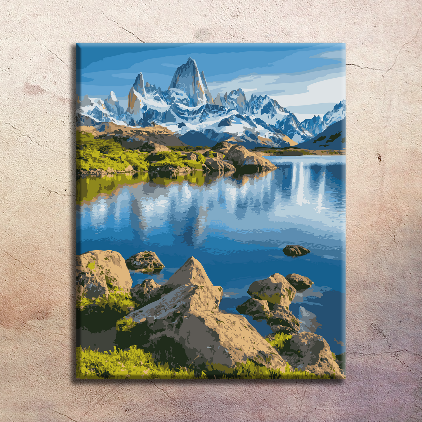 Chalten. Paint by numbers kit. Premium quality KitArt