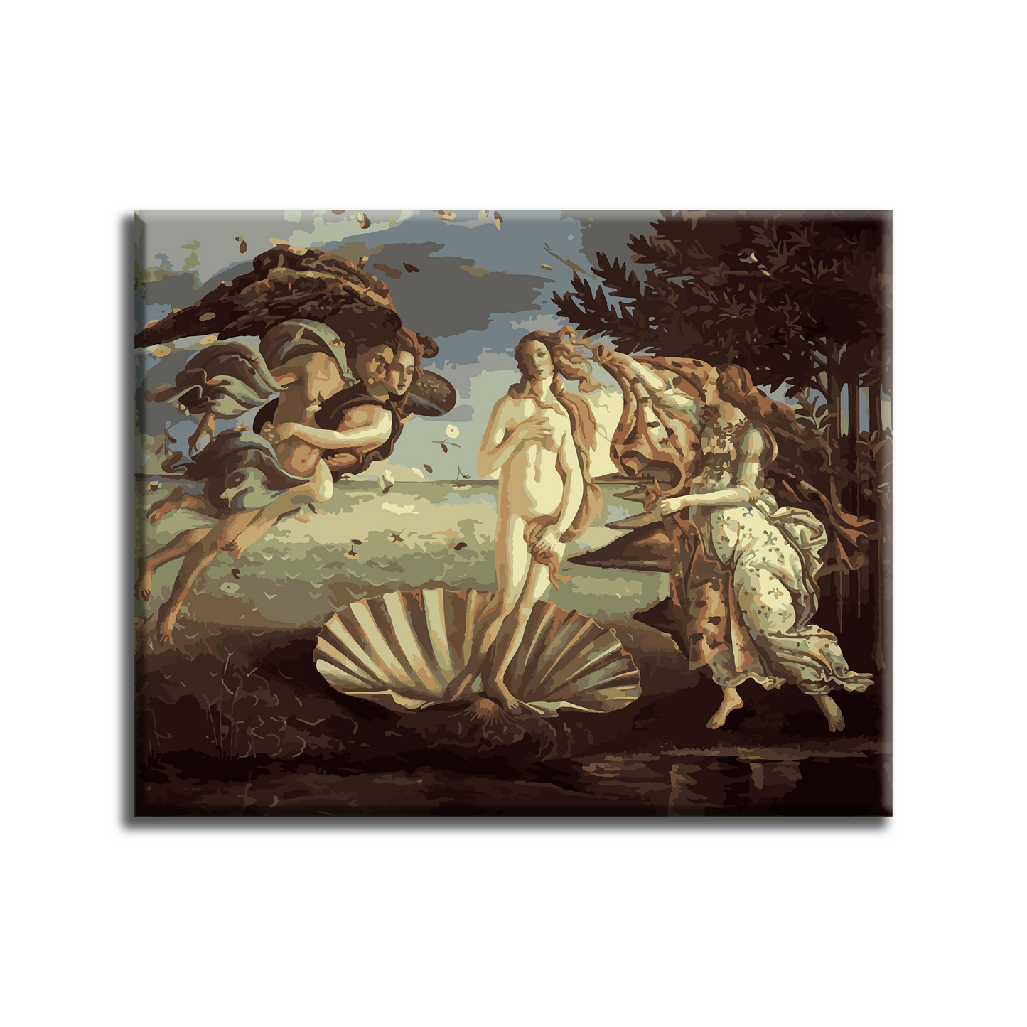 The birth of Venus. Paint by numbers kit. Premium quality KitArt