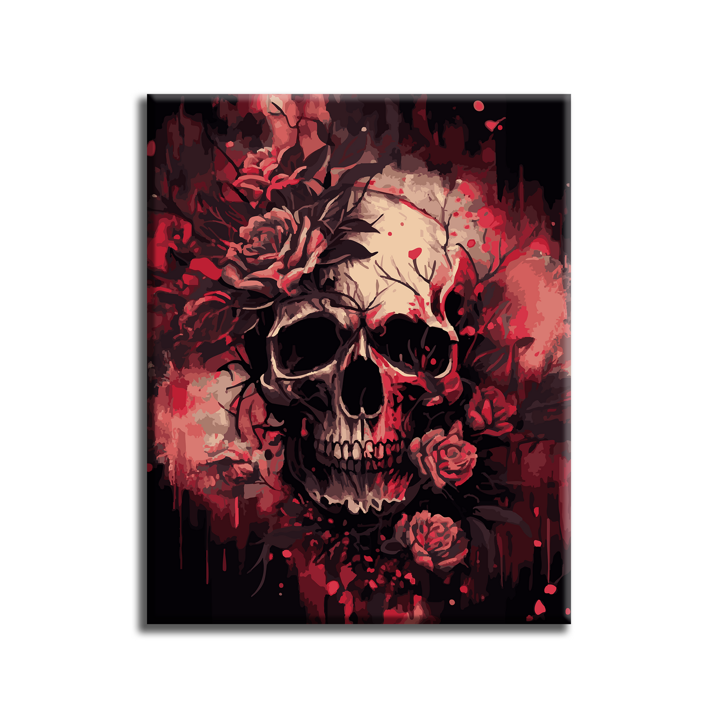 Roses skill. Paint by numbers kit. Premium quality KitArt