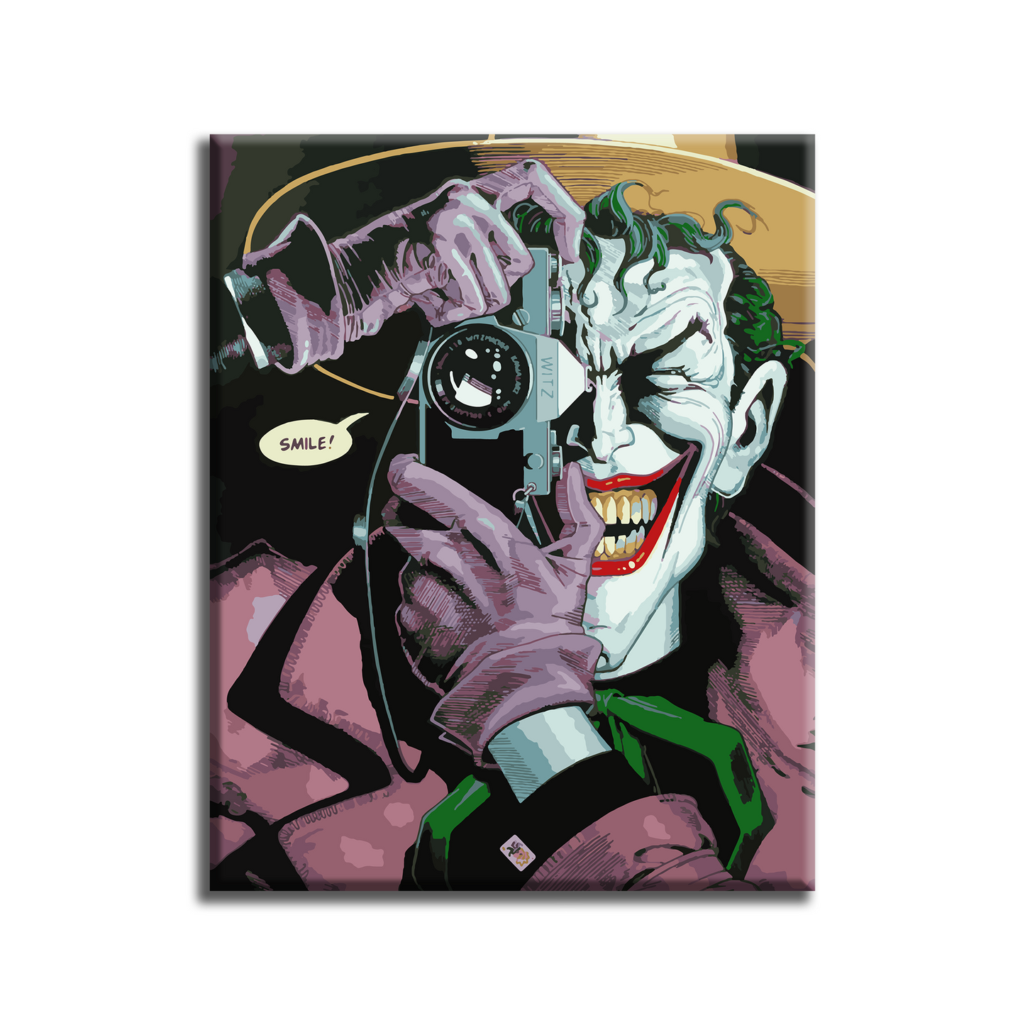 Comic. Paint by numbers kit. Premium quality KitArt