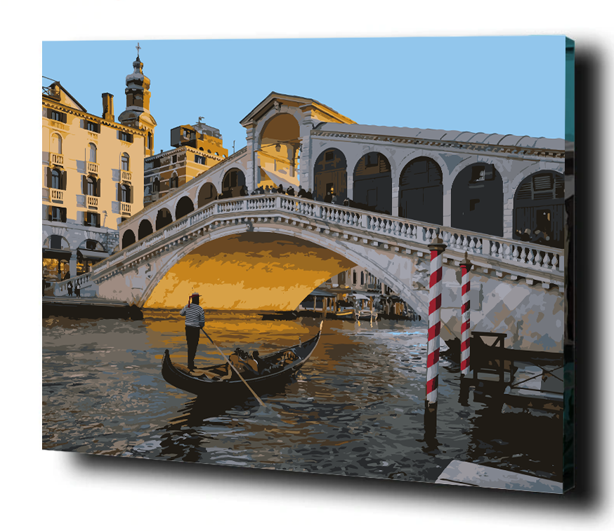 Rialto. Paint by numbers kit. Premium quality KitArt