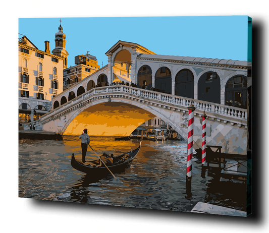 Rialto. Paint by numbers kit. Premium quality KitArt