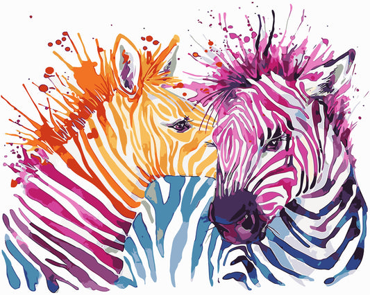 Colorful Zebras