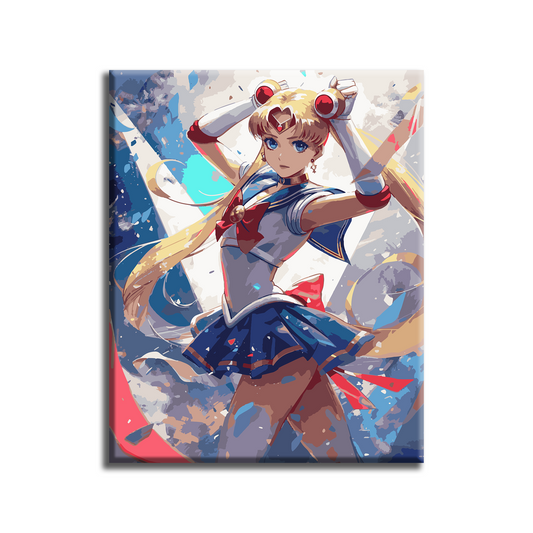 Sailor Moon. Paint by numbers kit. Premium quality KitArt