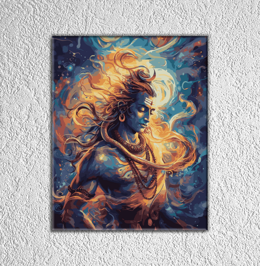 Shiva. Paint by numbers kit. Premium quality KitArt