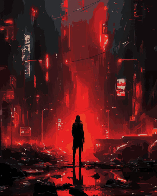 Cyberpunk night