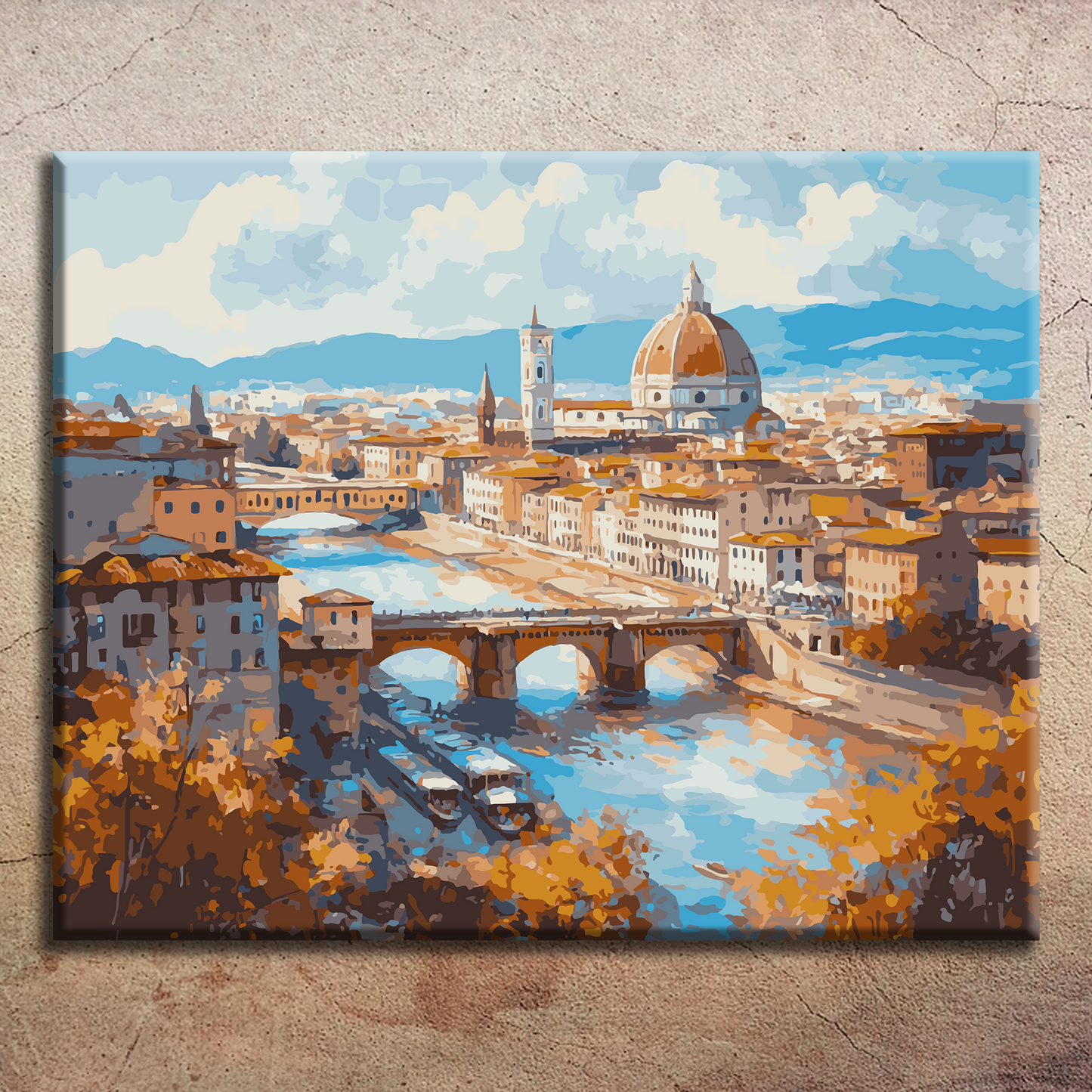 Florence. Paint by numbers kit. Premium quality KitArt