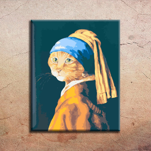 Cat with a Pearl