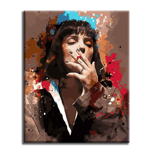Pulp Fiction. Paint by numbers kit. Premium quality KitArt