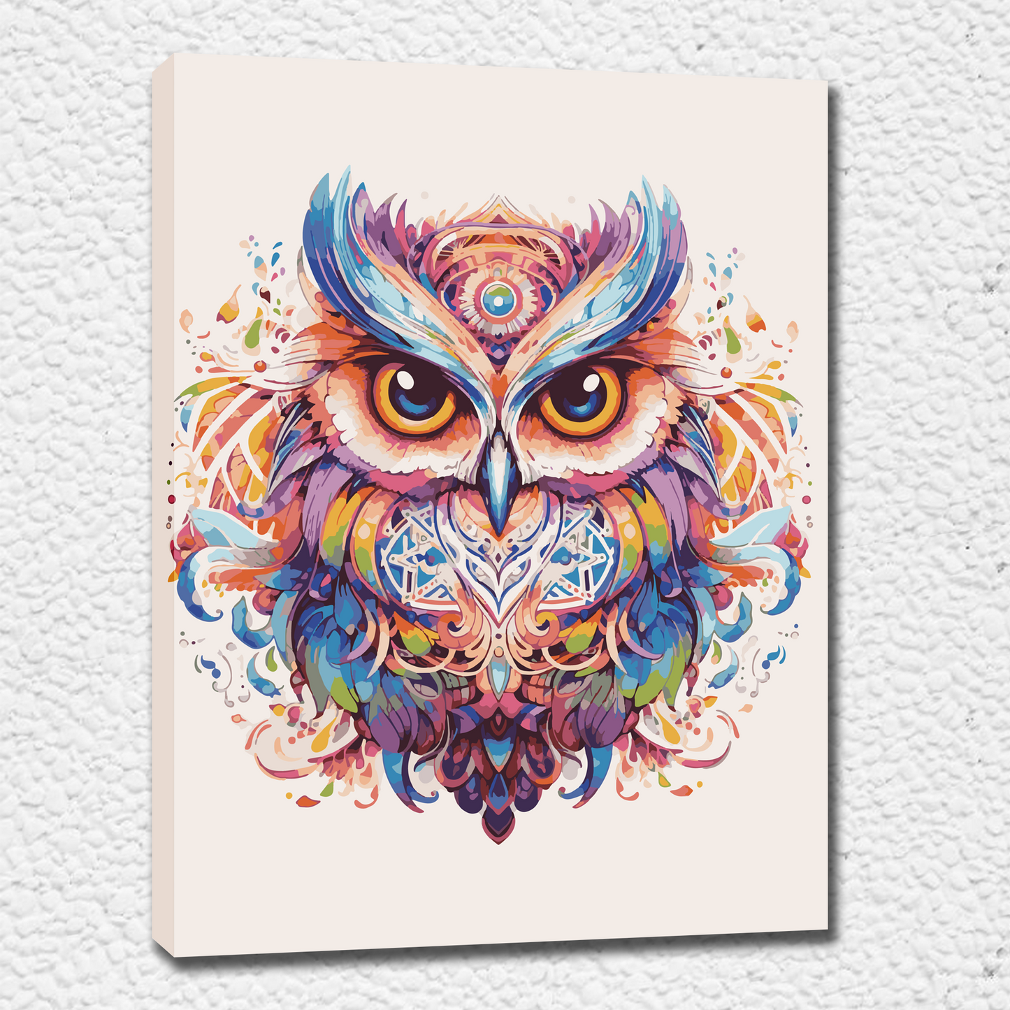 Owl. Paint by numbers kit. Premium quality KitArt