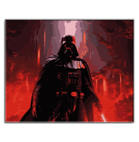 Vader. Paint by numbers kit. Premium quality KitArt