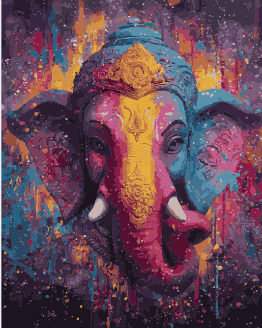 Colorful Ganesha