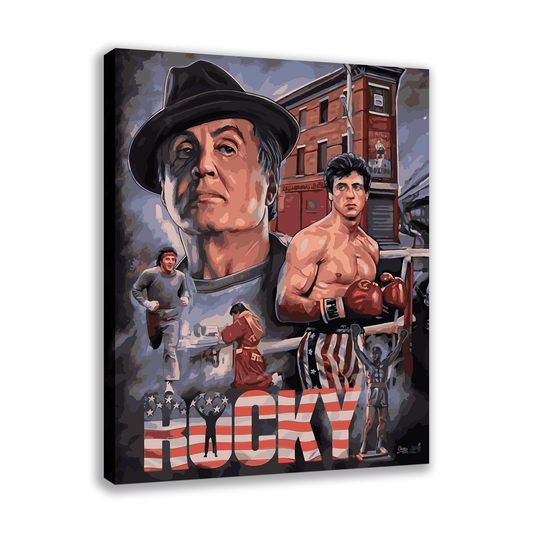 Rocky. Paint by numbers kit. Premium quality KitArt