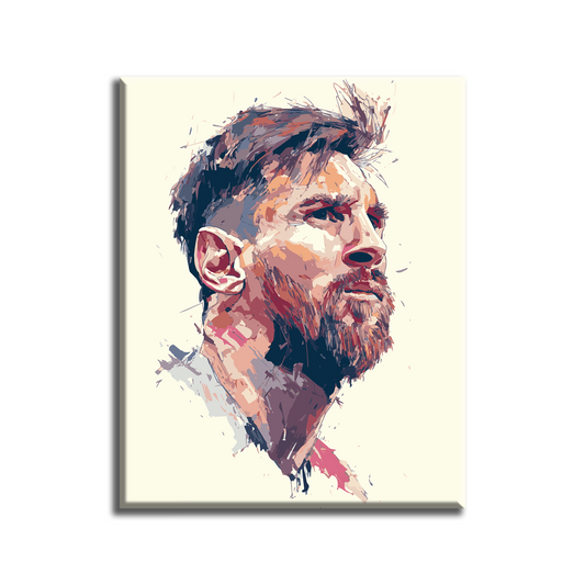 Portrait of Messi