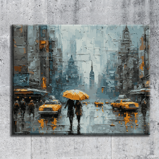 New York. Paint by numbers kit. Premium quality KitArt